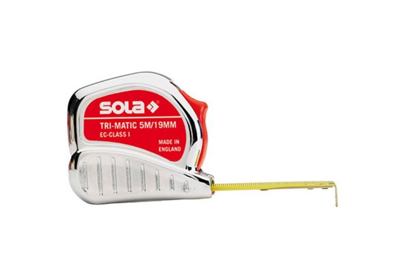 SOLA MEASURING TAPE TRI-MATIC 5m