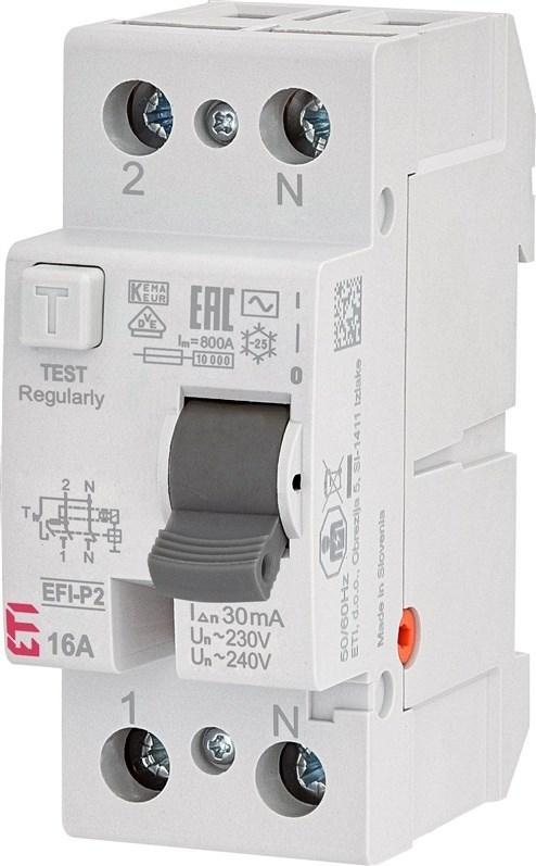 ETI RELAY CURR LEAK 2P 16