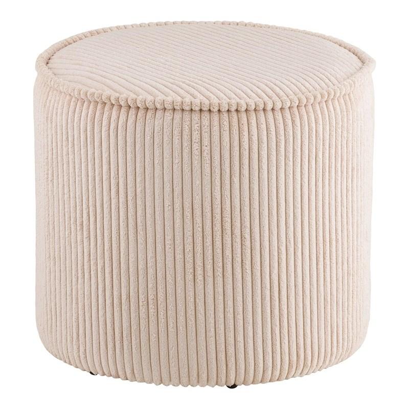 No name POUF CORDUROY BEIGE D40X35CM