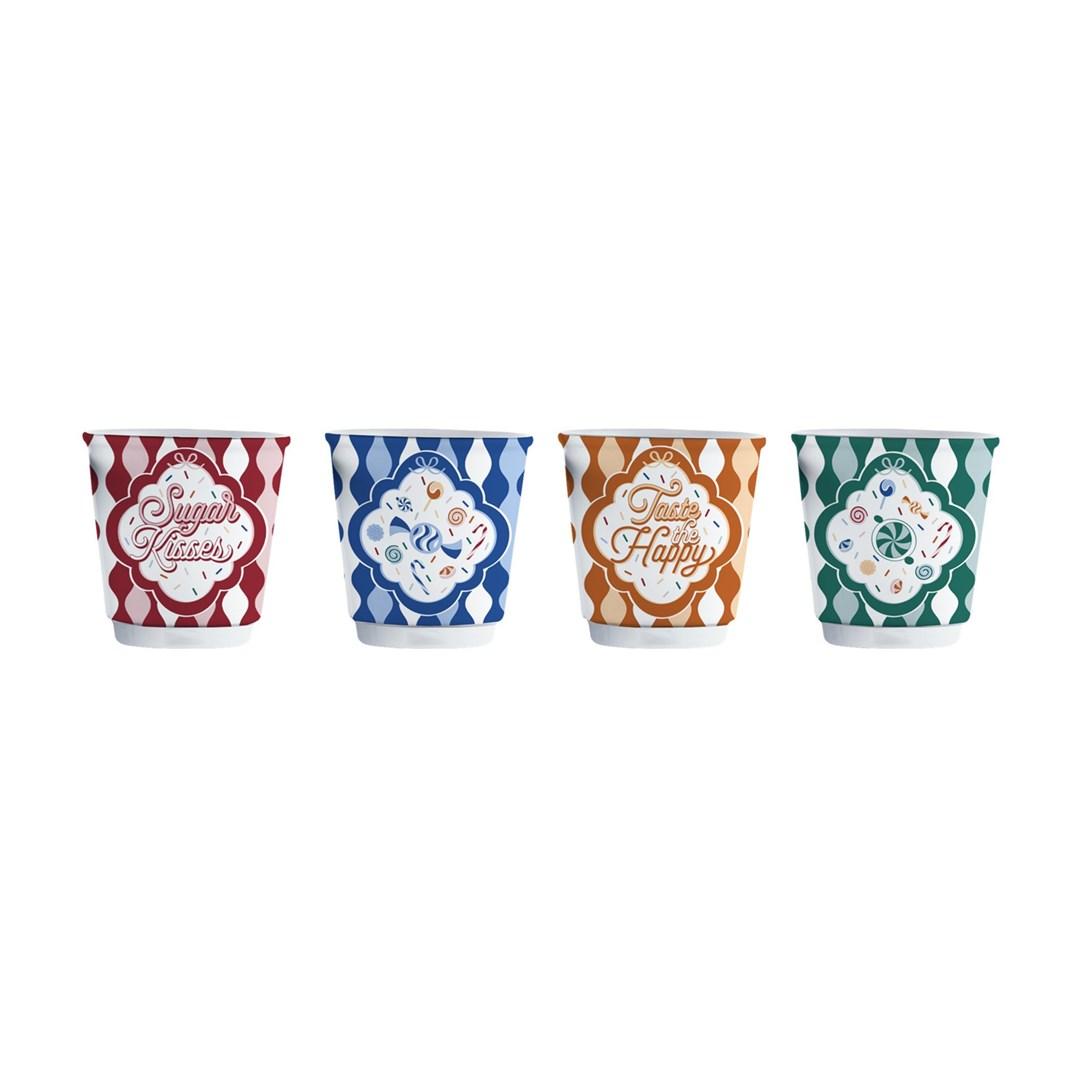 Set of 4 small glasses BIALETTI
