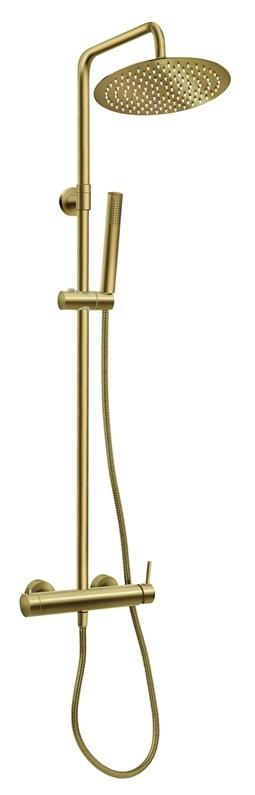 FERRO CIRICULUS SHOWER SET BRUSHED GOLD