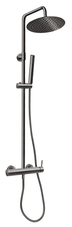 FERRO CIRICULUS SHOWER SET GUN METAL