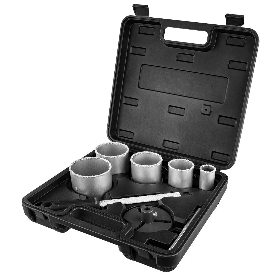 GRAPHITE Otwornice wolframowe 32-83 mm, zestaw