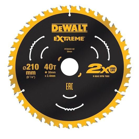 DeWalt Circular saw blade 210x30/40 teeth