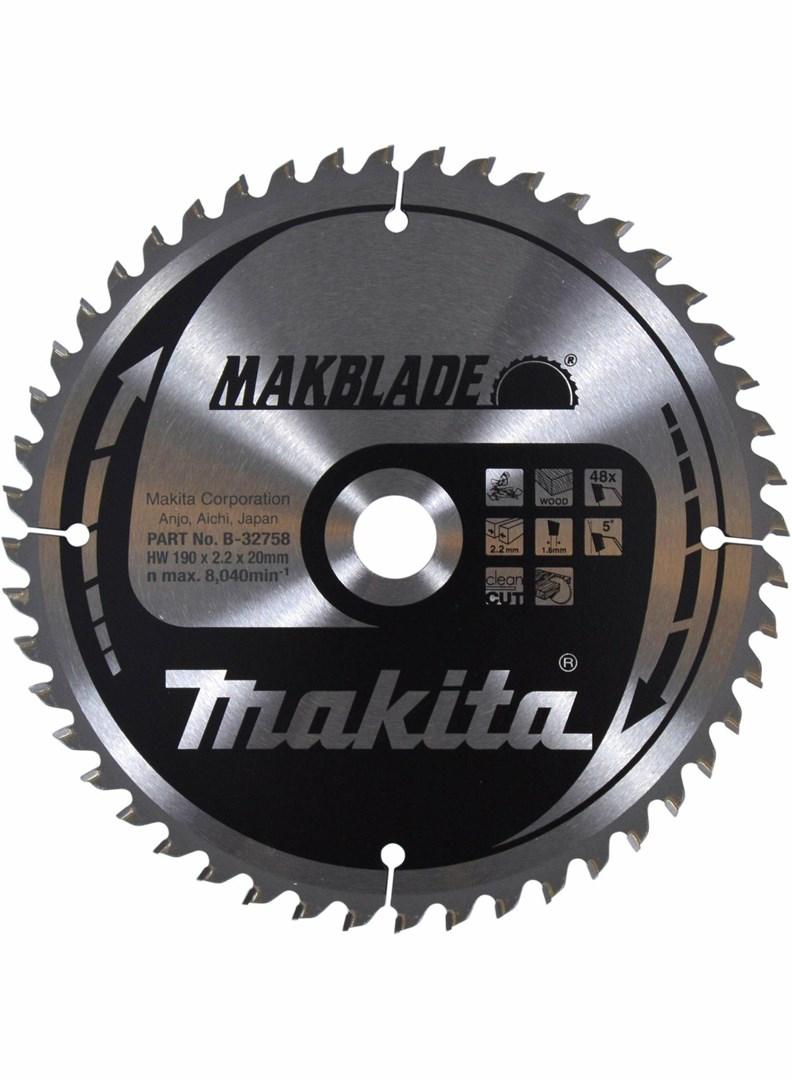 Makita Saw blade 190x30x48z Makblade for