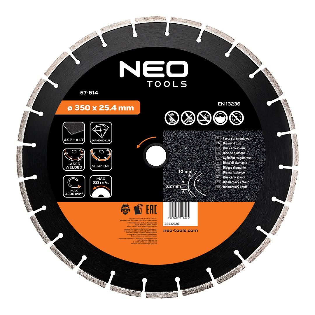 NEO TOOLS Tarcza diamentowa 350 x