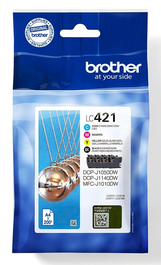 Brother LC-421VAL PagePack 4 pc(s) Original
