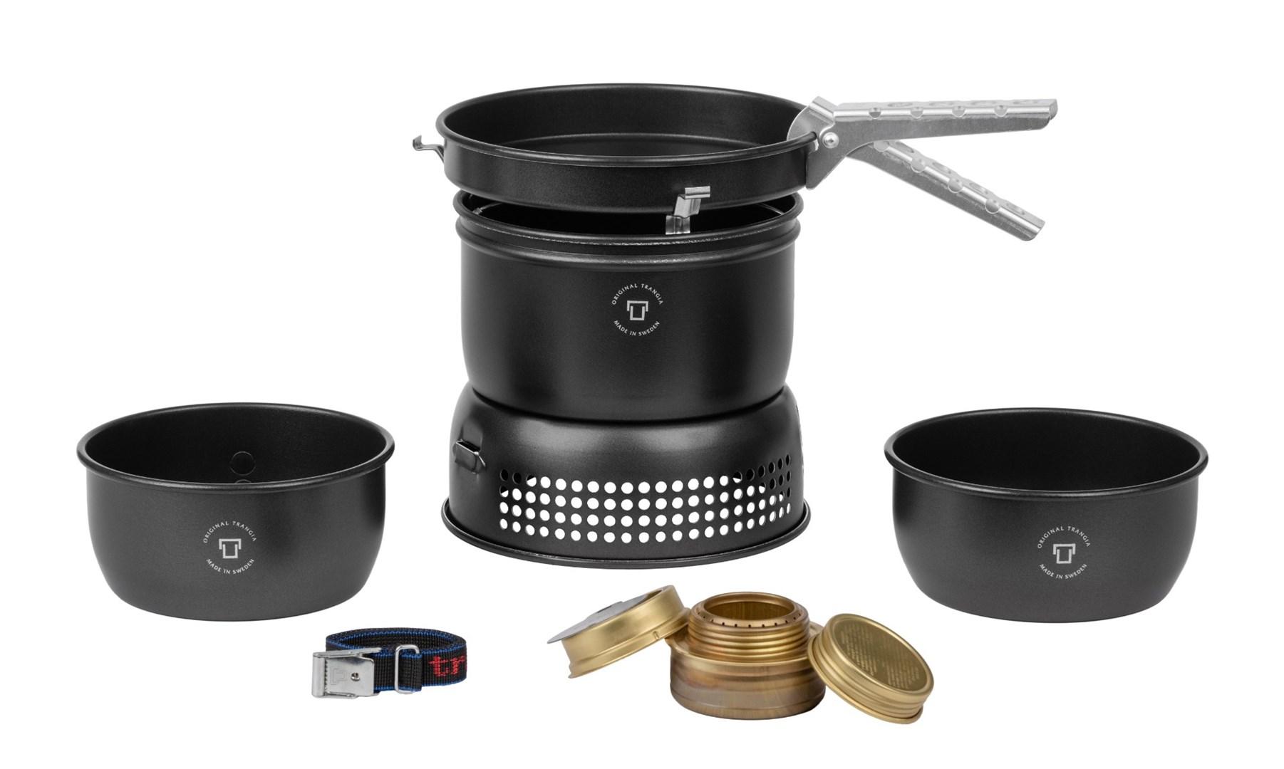 Camping set with alcohol stove Trangia