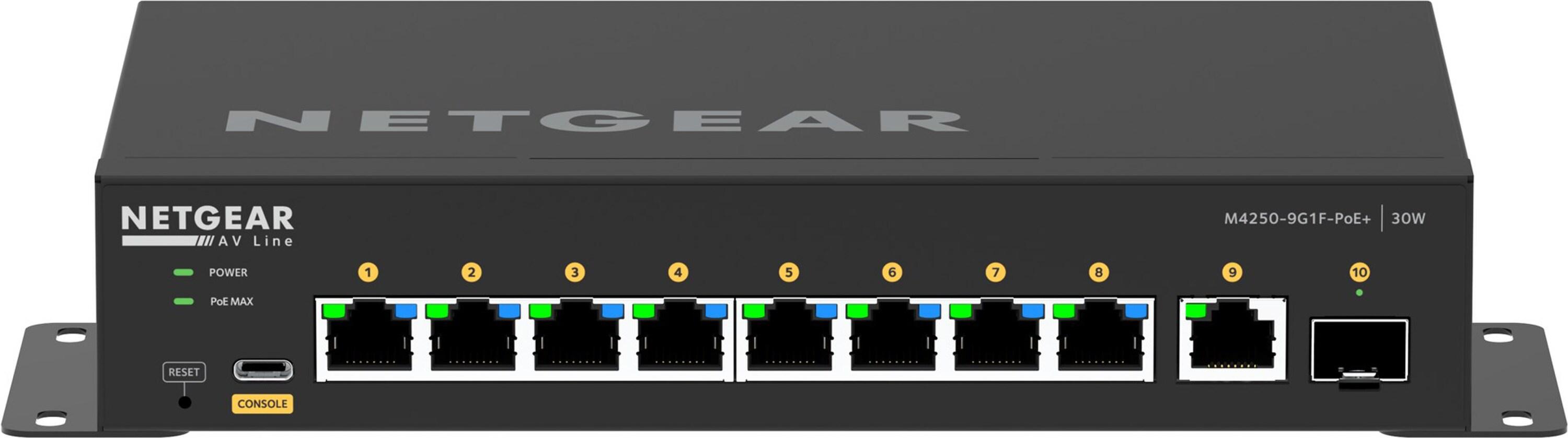 NETGEAR 8x1G PoE+ 110W 1x1G and