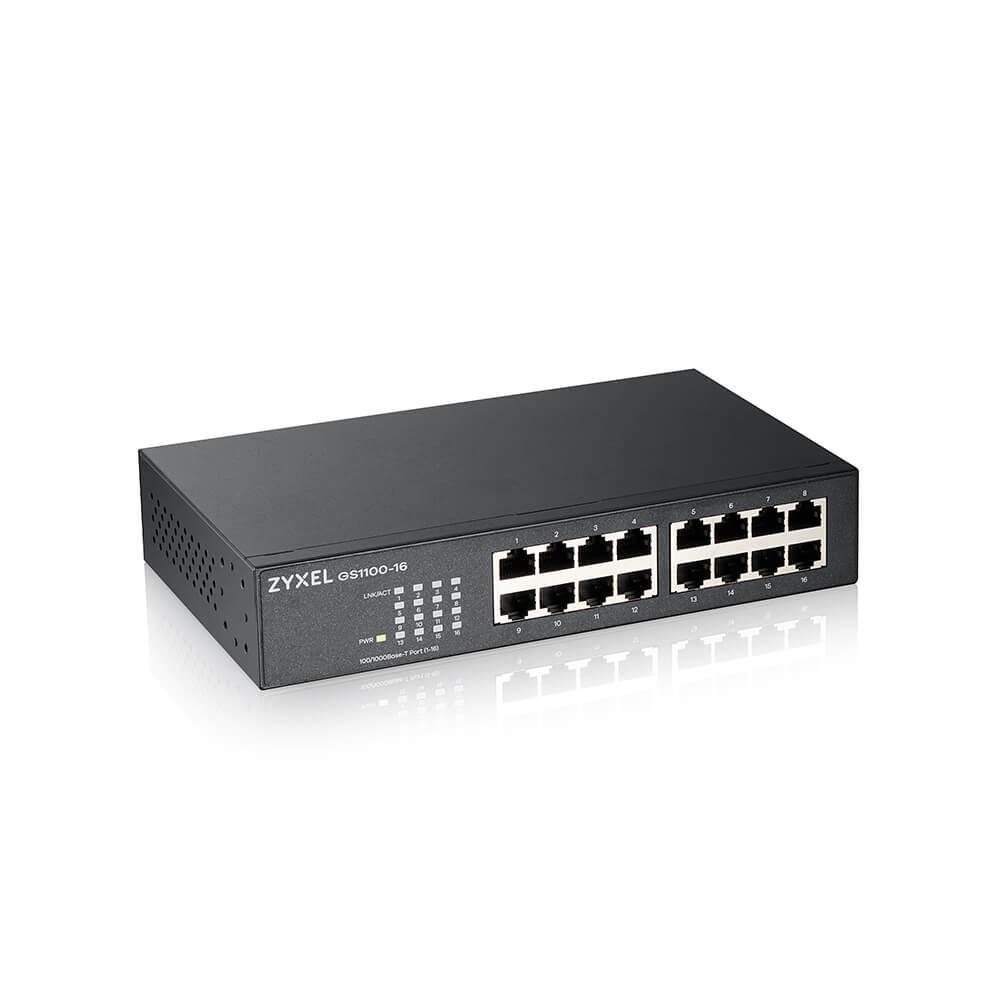Zyxel GS1100-16 16-port Unmanaged Gigabit Switch