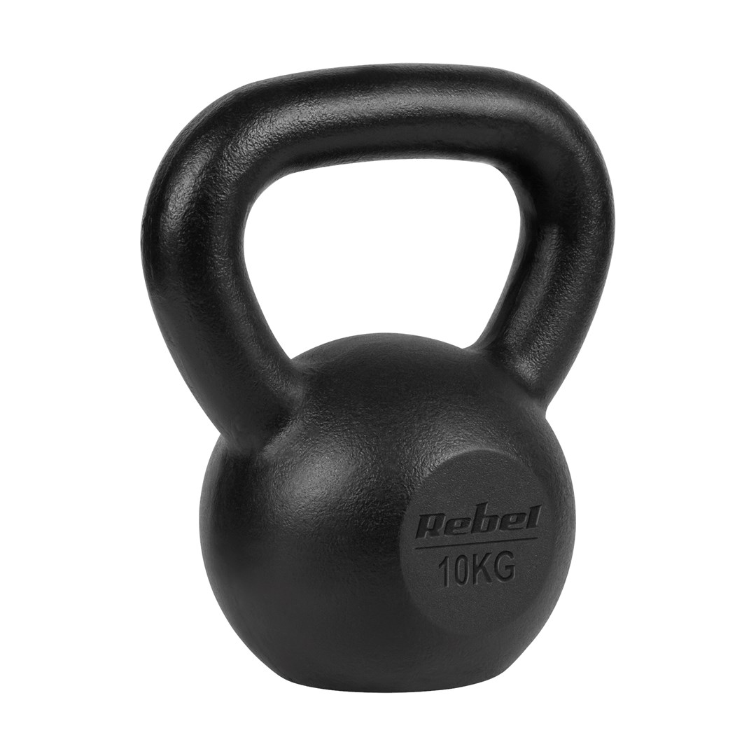 REBEL ACTIVE Cast Iron Kettlebell 10
