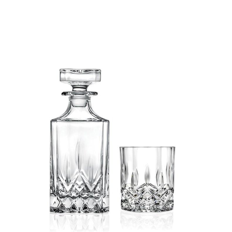 No name WHISKEY GLASSES AND GARAFE