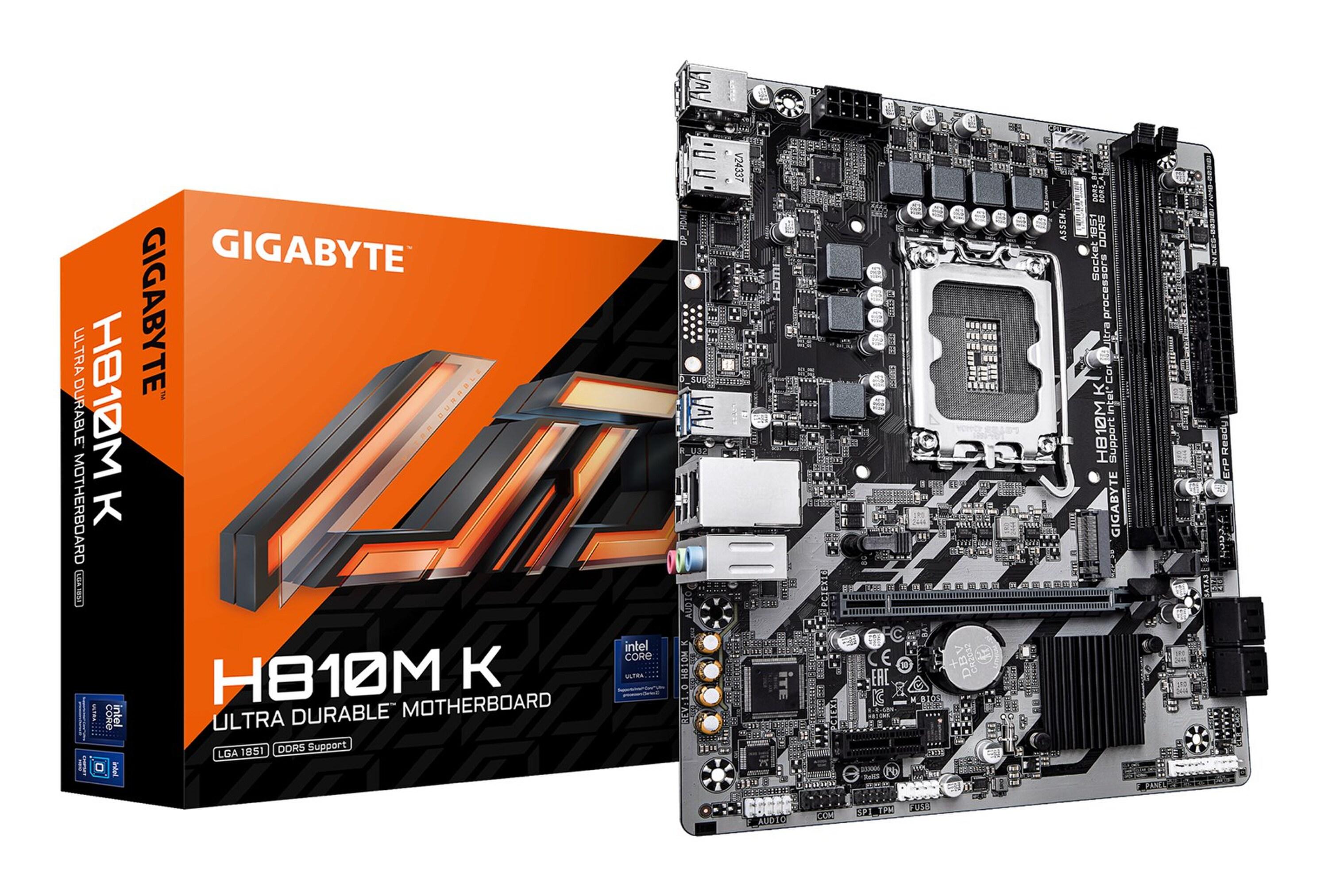 Gigabyte H810M K Motherboard (H810, S1851