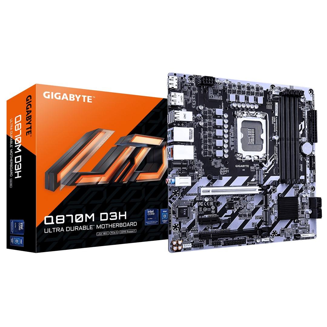 GIGABYTE Q870M D3H Motherboard - Intel