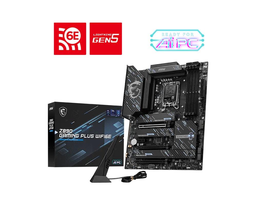 MSI Z890 GAMING PLUS WIFI6E motherboard