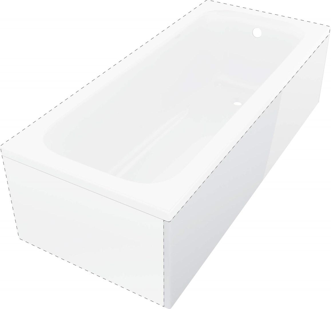 Deante Prizma bathtub panel 170 cm