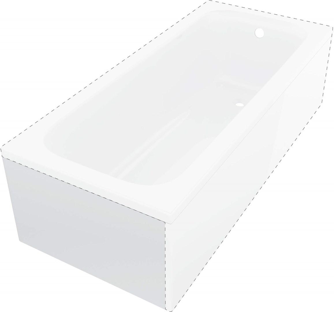 Deante Prizma bathtub panel 180 cm