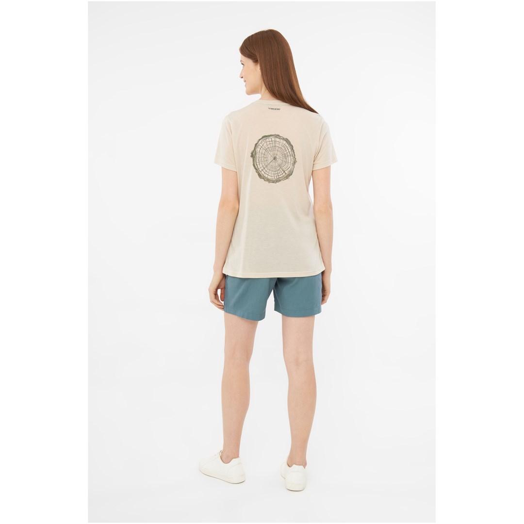 T-shirt damski VIKING Rune Lady beżowy