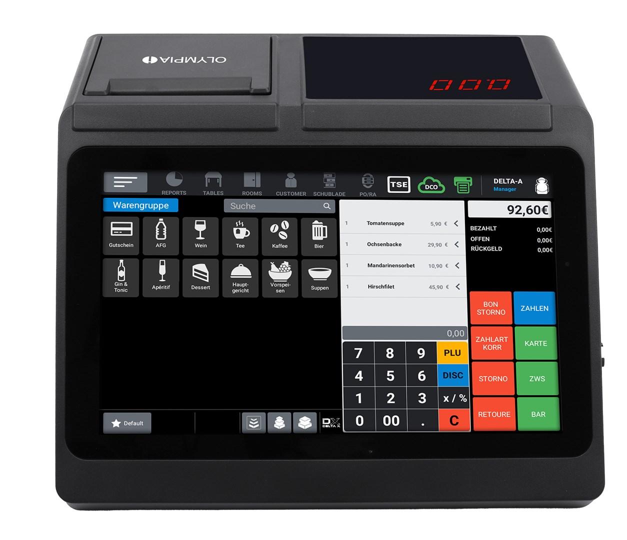 Olympia T110 cash register Direct thermal