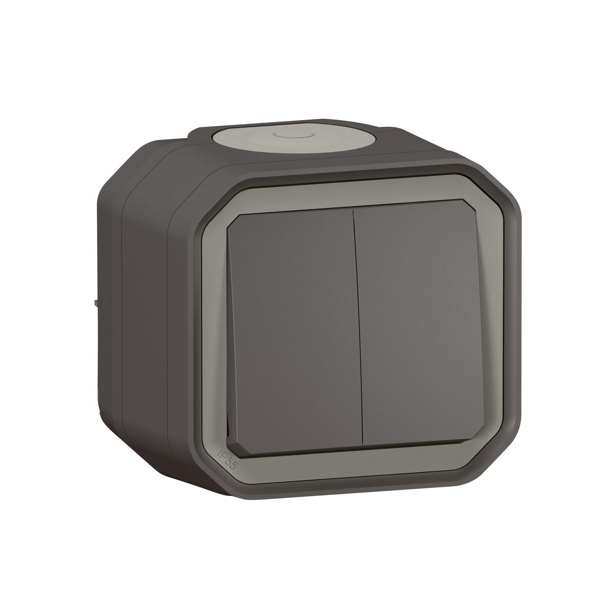 LEGRAND NEW PLEXO IP55 antracīta virsapmetuma
