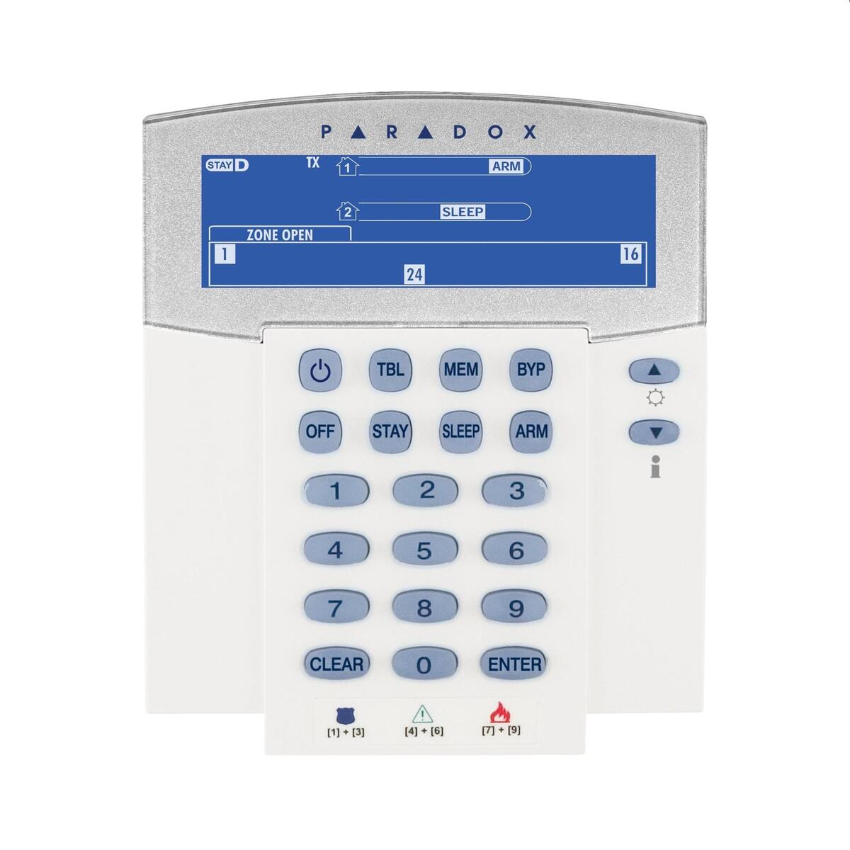 K38 ~ Bezvadu LCD tastatūra Paradox