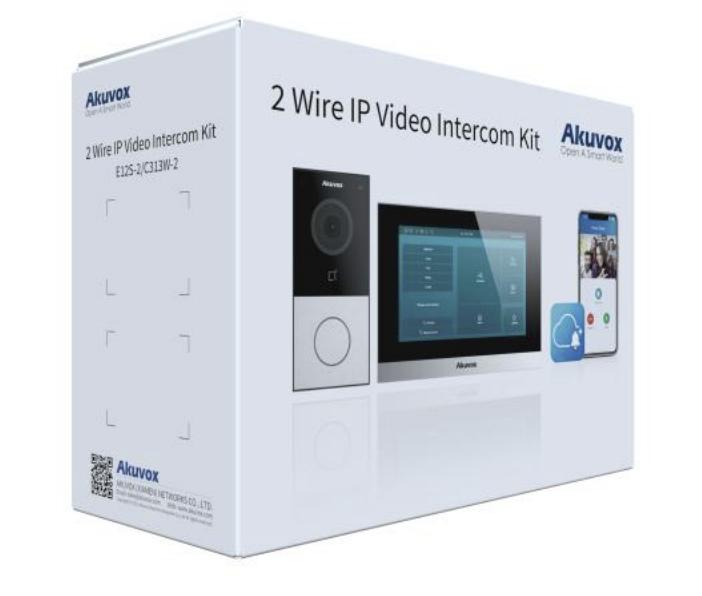 Akuvox 2-vadu video domofona komplekts KIT-202