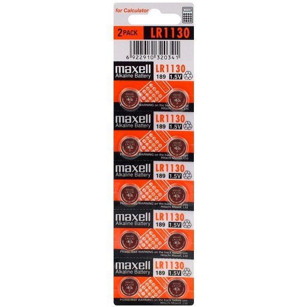 G10 baterijas 1.5V Maxell Alkaline