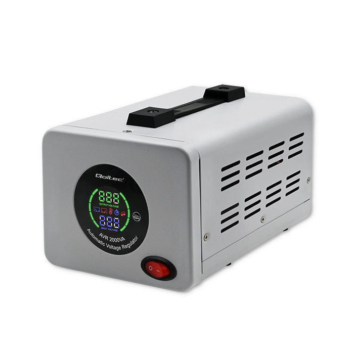 Qoltec ® Automātiskais sprieguma stabilizators AVR