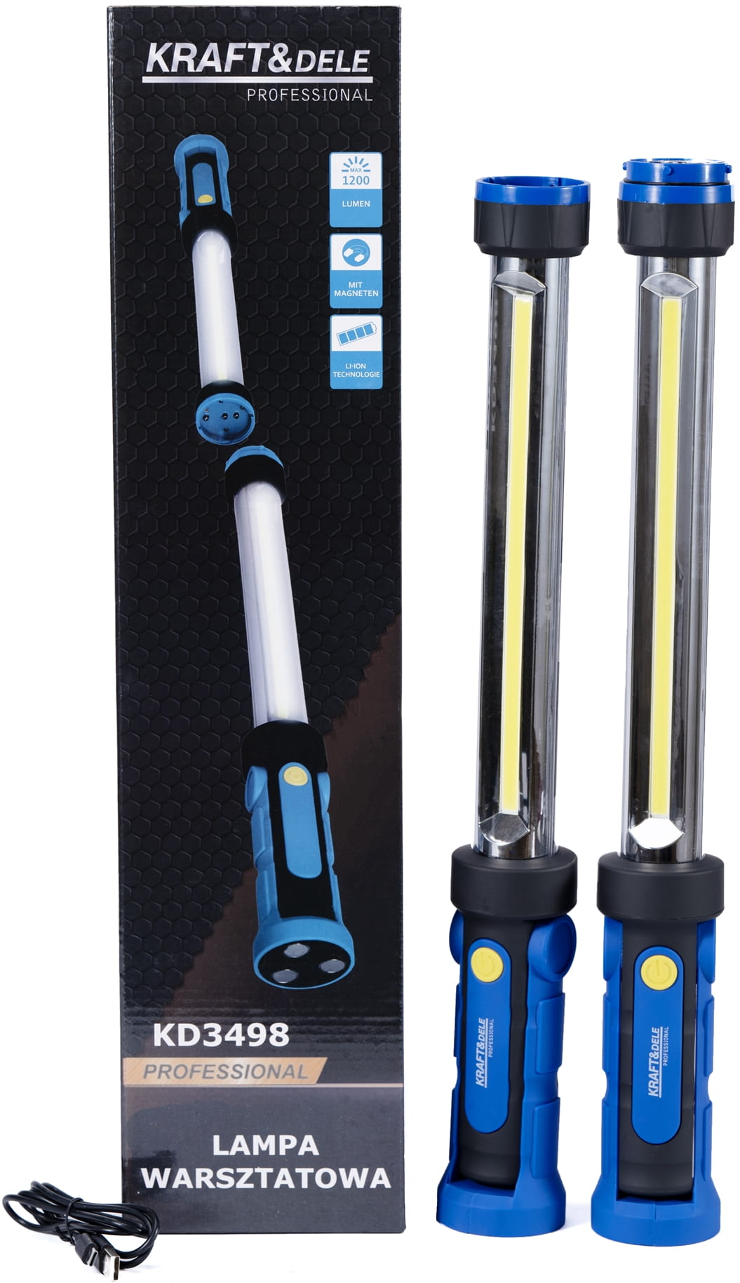 Kraftdele ® Akumulatora dubultais LED darba