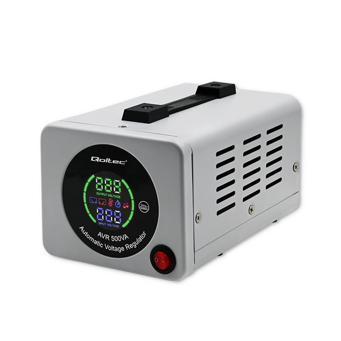 Qoltec ® Automātiskais sprieguma stabilizators AVR