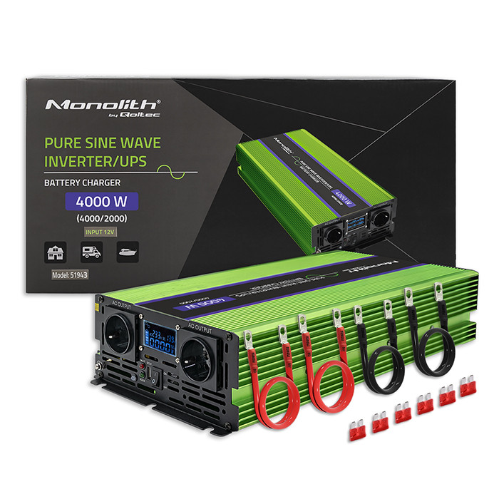 Qoltec ® Pure Sine Wave Inverter
