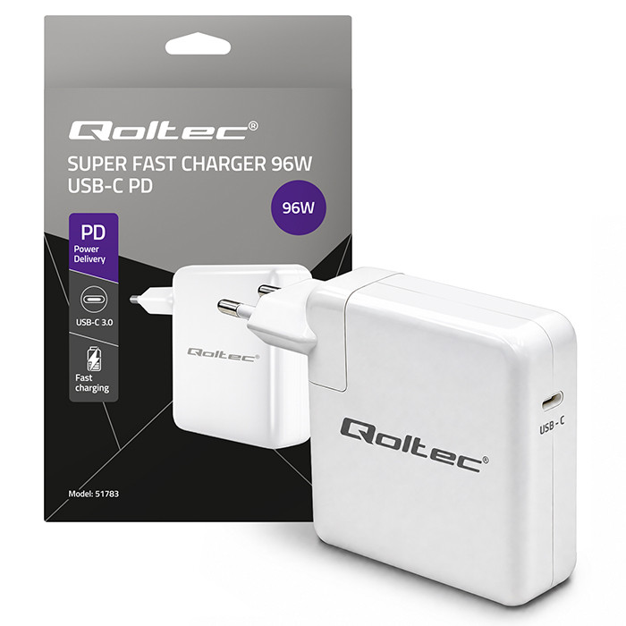 Qoltec ® Īpaši ātrs 96W Power