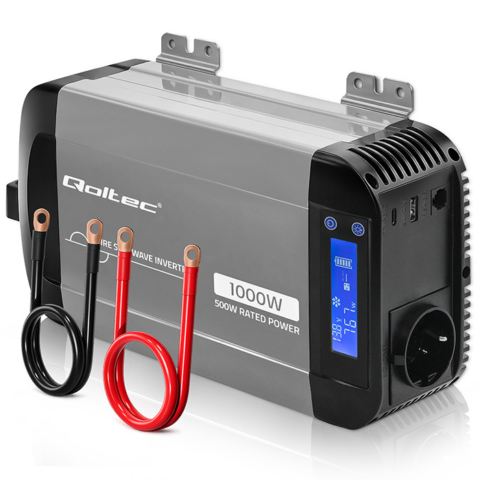 Qoltec ® Tīras sinusoīdas invertors |
