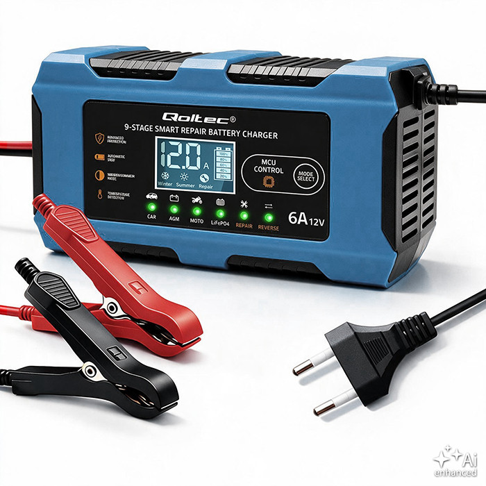 Viedais 12V 6A lādētājs | LiFePO4