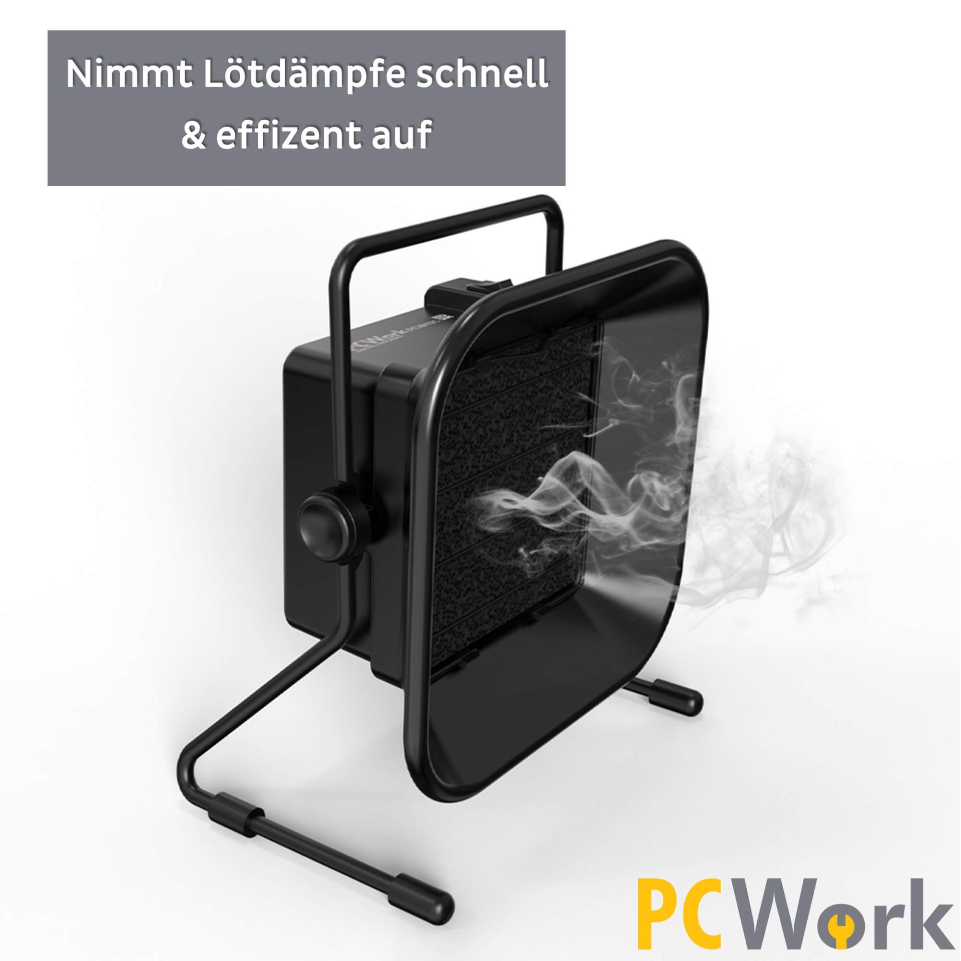 PCWork ESD drošs lodēšanas dūmu nosūcējs