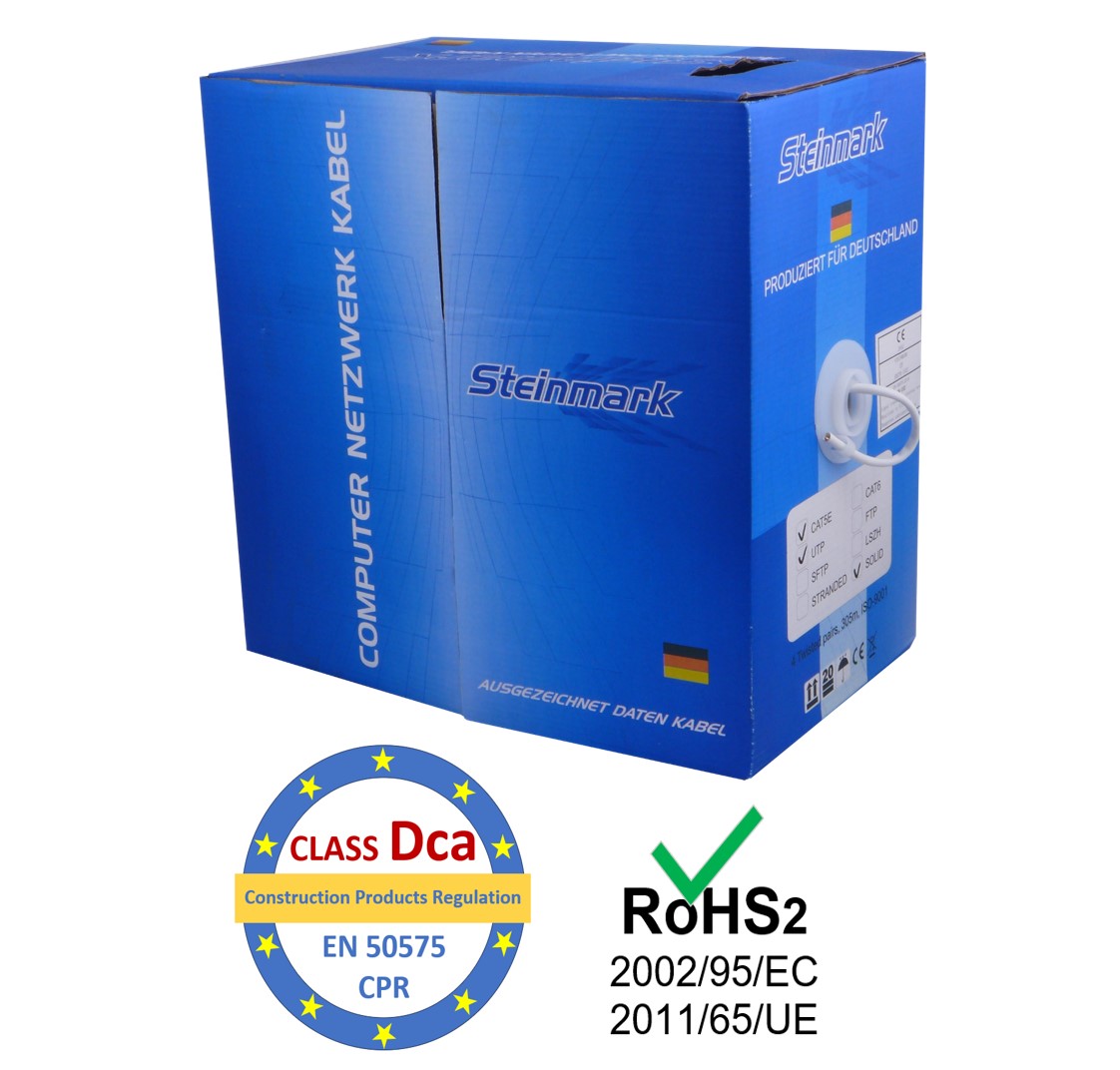 STEINMARK™ LAN Datortīklu kabelis, STEINMARK, CAT5E
